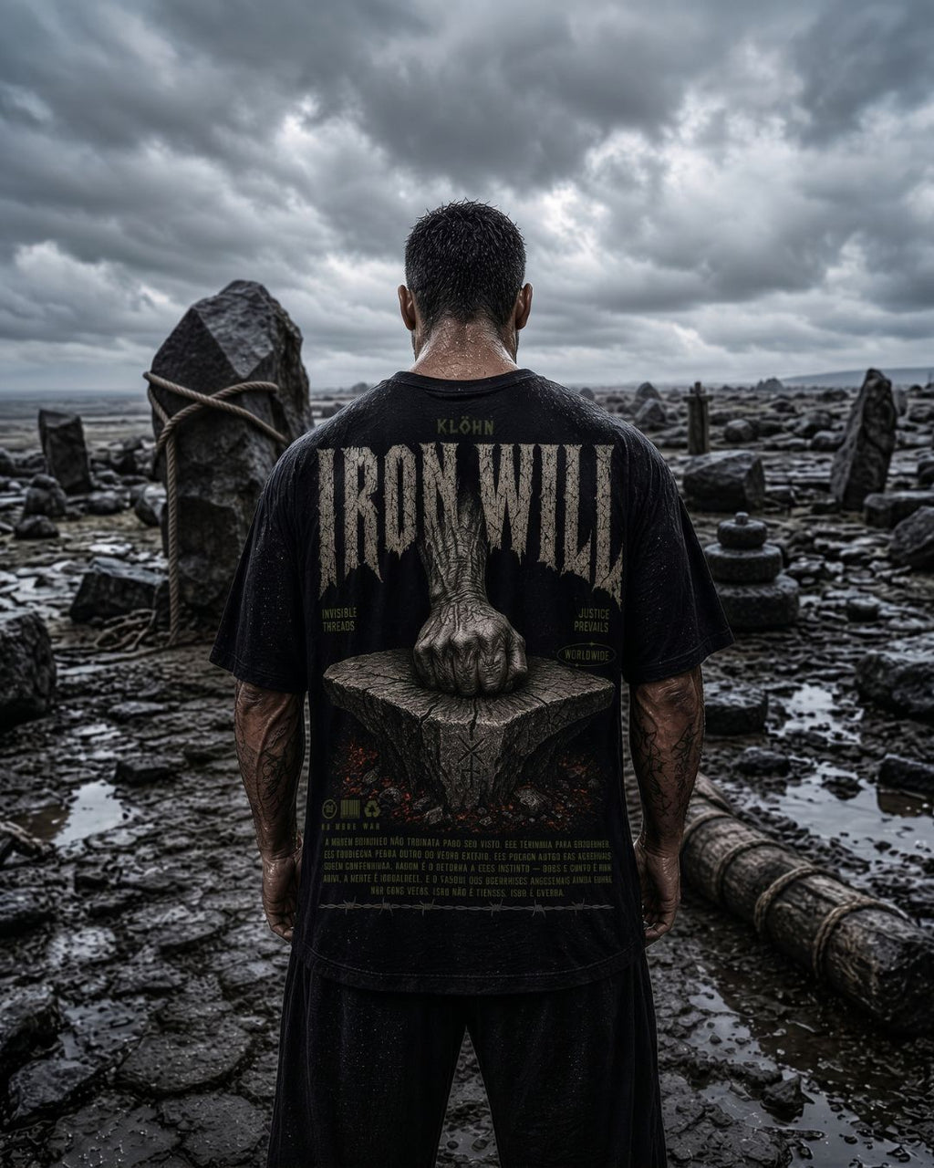 Camiseta Oversized Iron Will