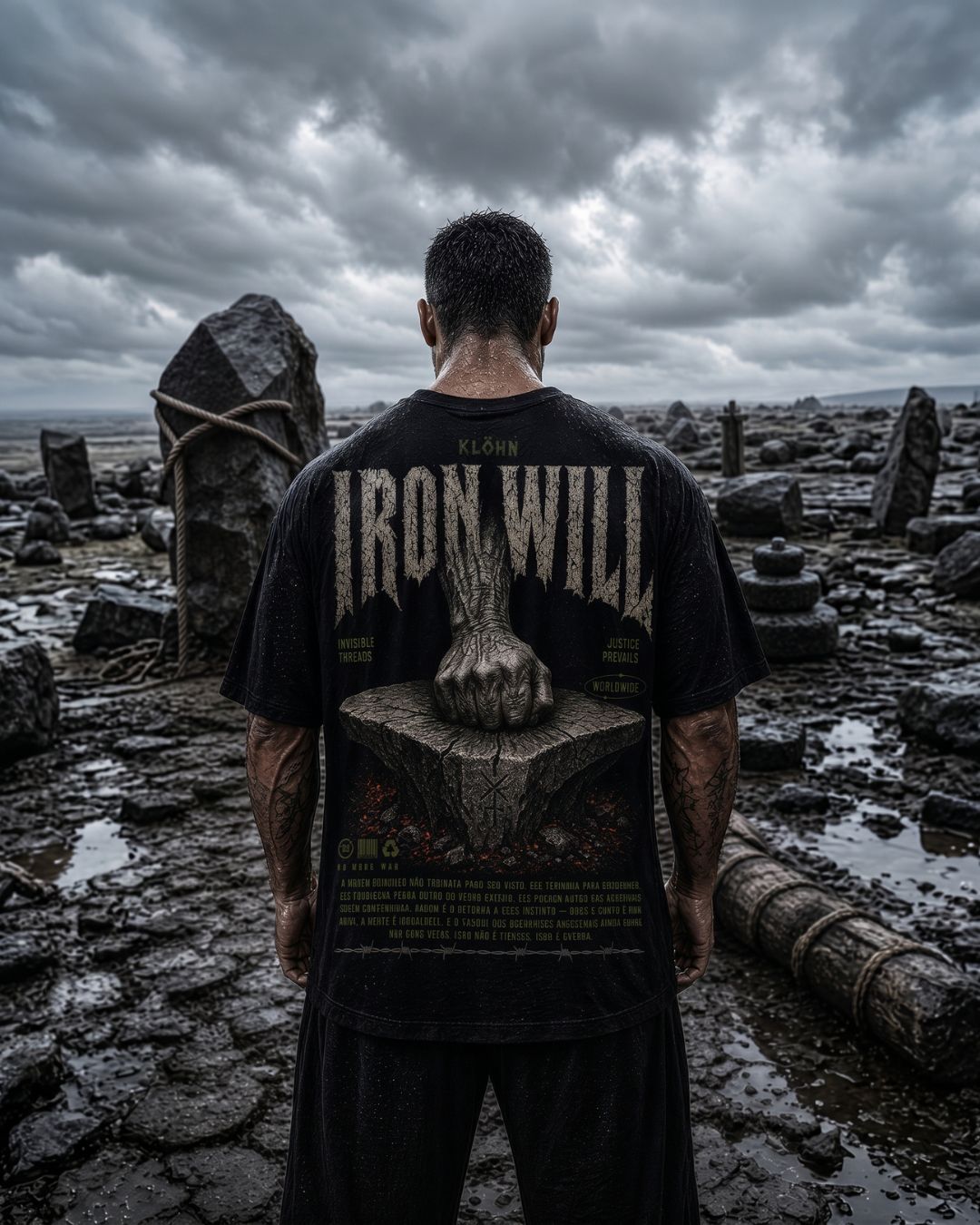 Camiseta Oversized Iron Will