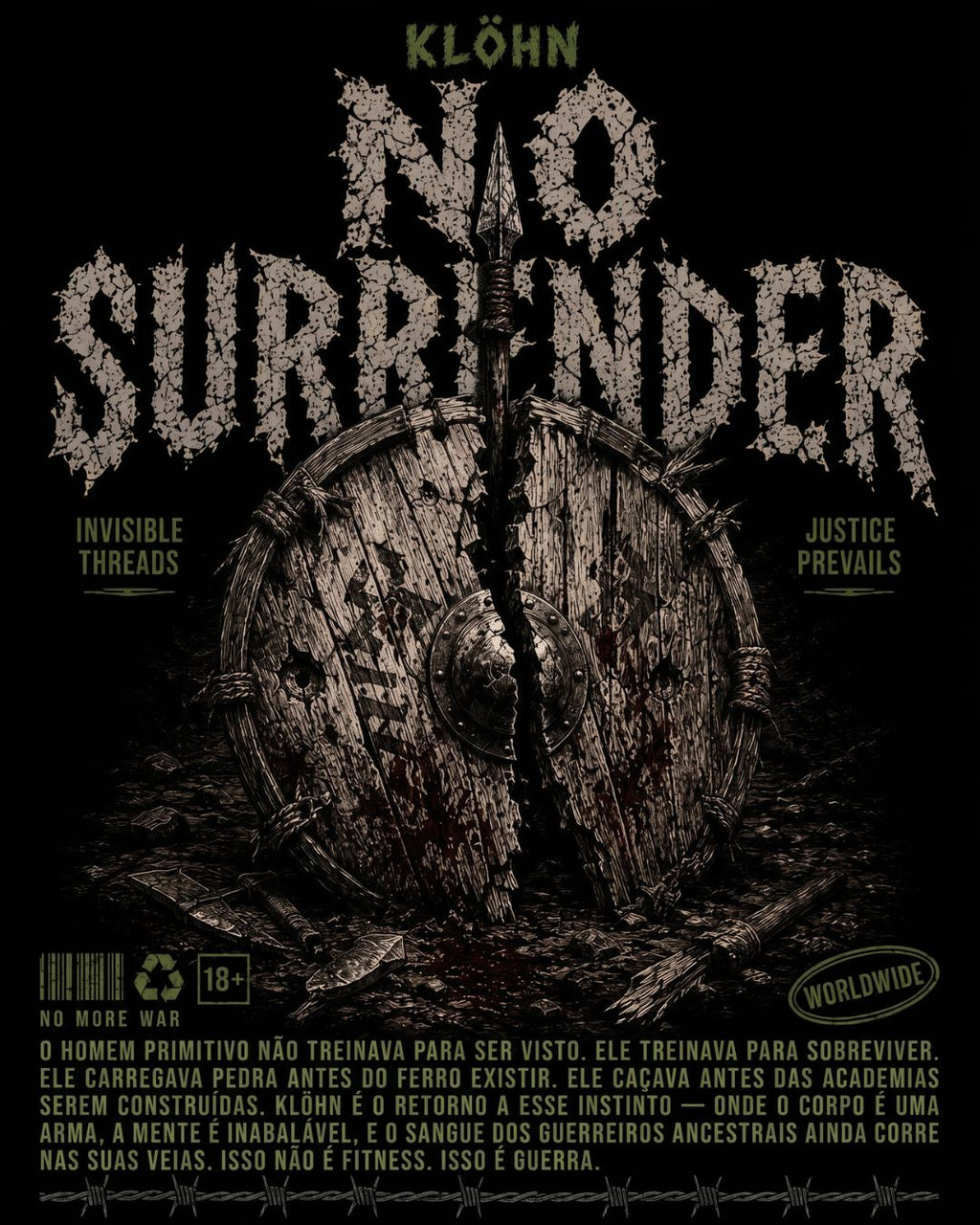 Camiseta Oversized No Surrender