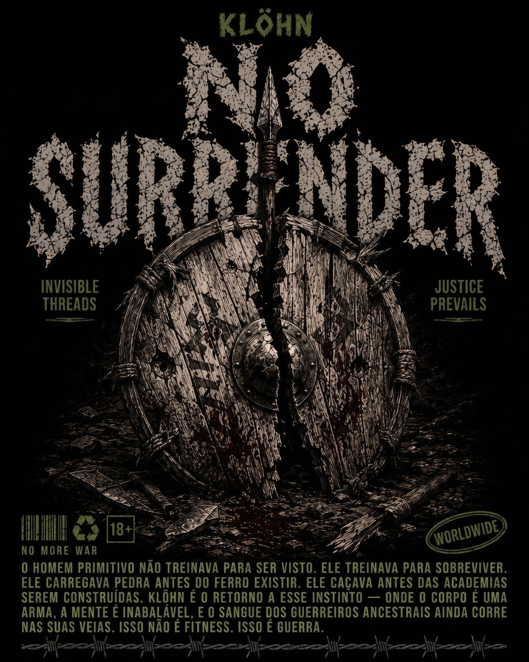 Camiseta Oversized No Surrender