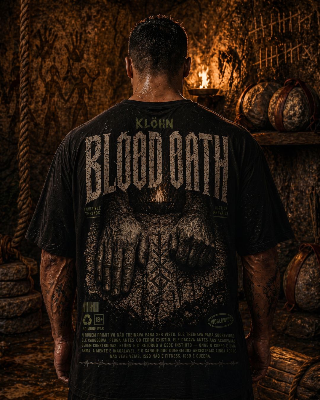 Camiseta Oversized Blood Oath