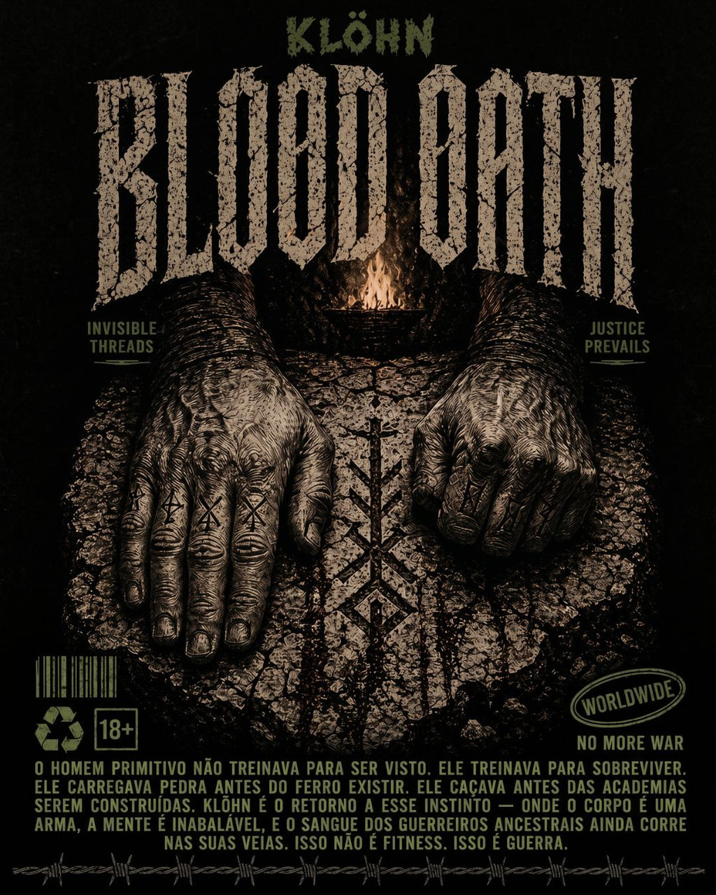 Camiseta Oversized Blood Oath