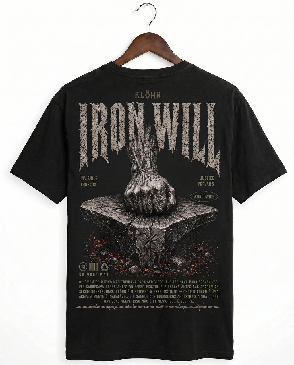 Camiseta Oversized Iron Will