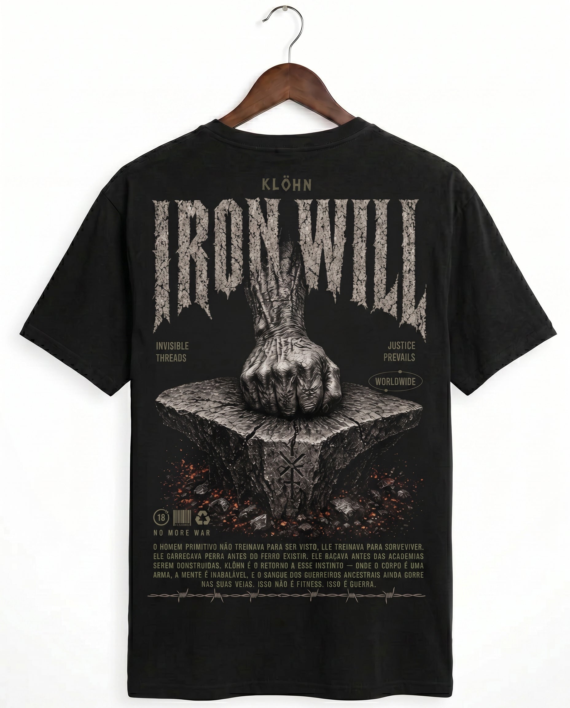 Camiseta Oversized Iron Will