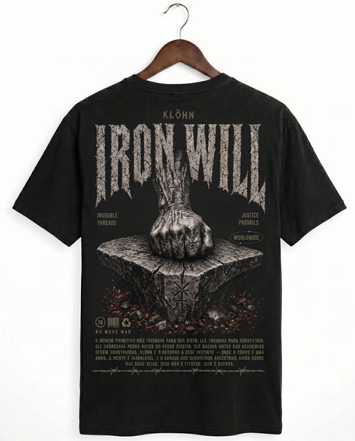 Camiseta Oversized Iron Will