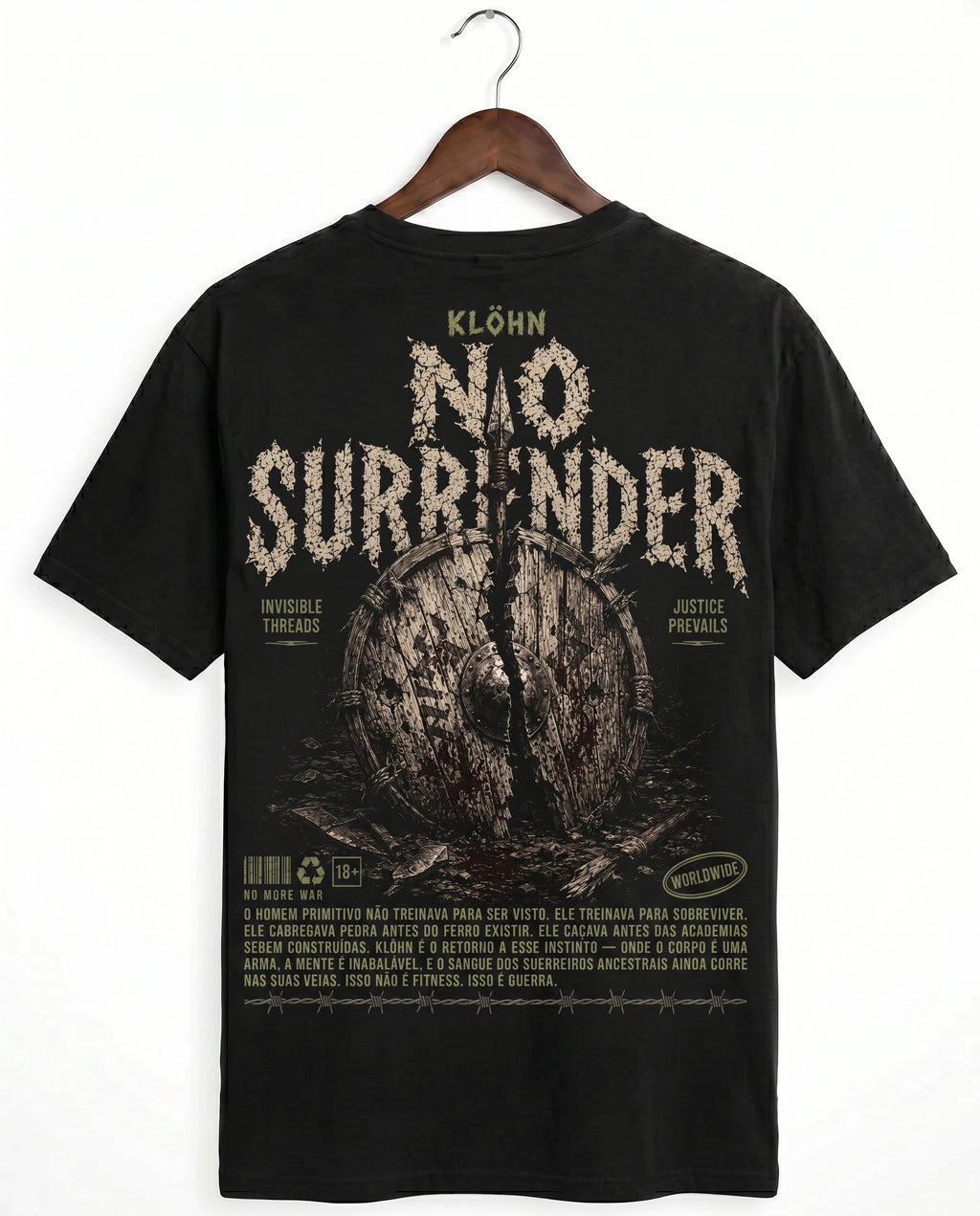 Camiseta Oversized No Surrender