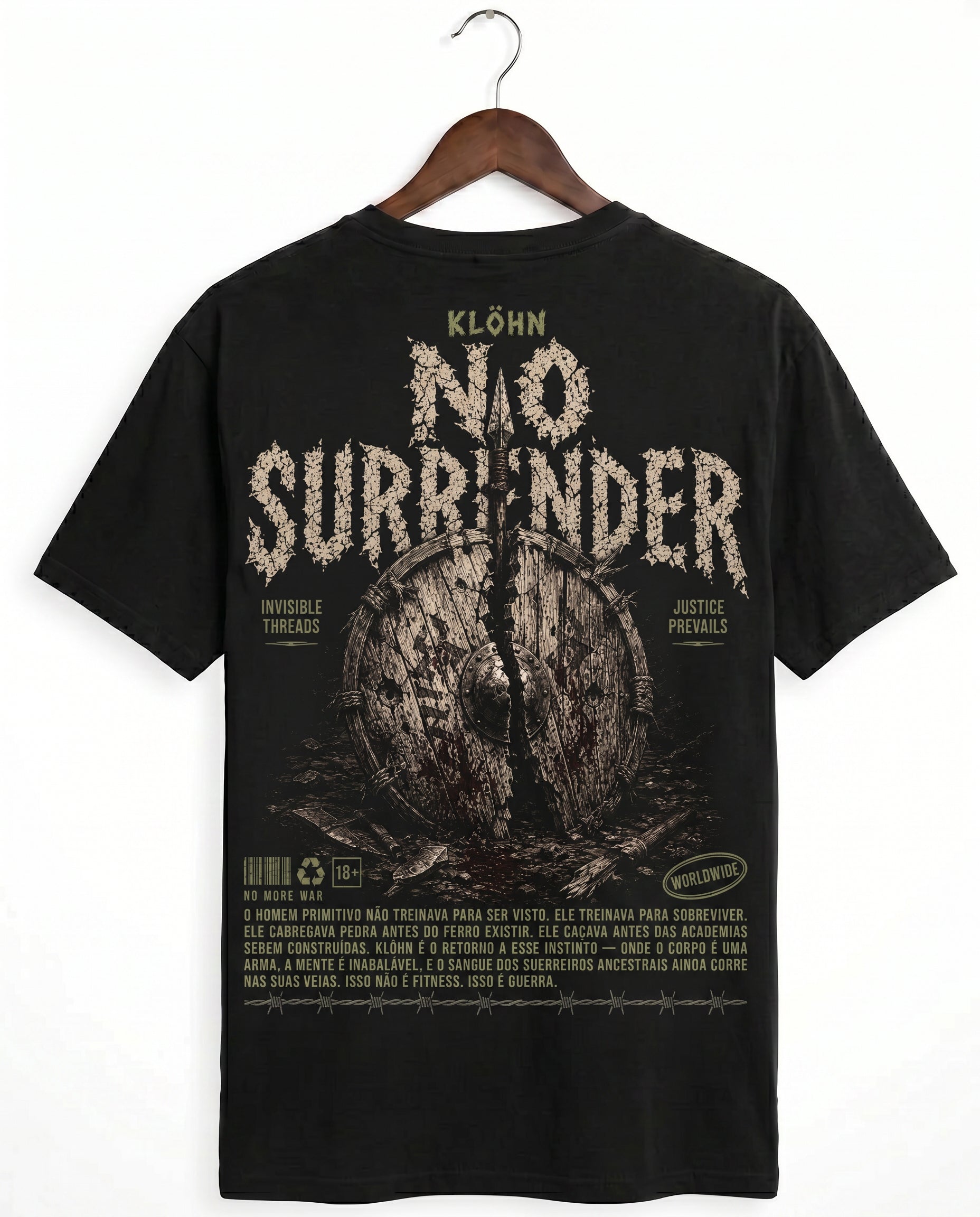 Camiseta Oversized No Surrender